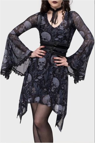Death head skater dress
