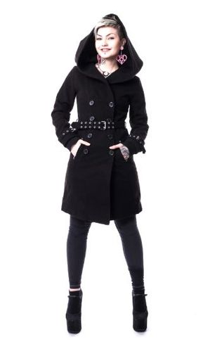 Decay coat zwart