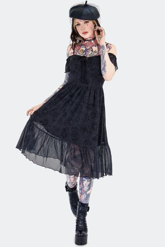 Jawbreaker Tartot Deck Off Shoulder Dress