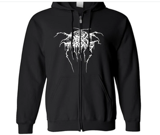 Darkthrone Ablaze in the northern sky zip hooded sweater