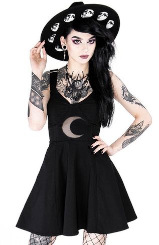 Shape of the moon gothic jurk