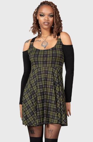 Estine skater jurk tartan