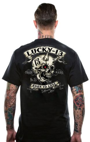 Evil Skull - Lucky13 - T-Shirt