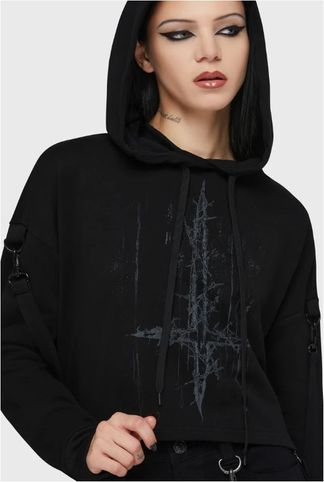 Final Dictvm Crop Hoodie