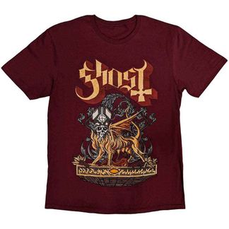 Ghost Firemilk T-shirt (maroon-red)