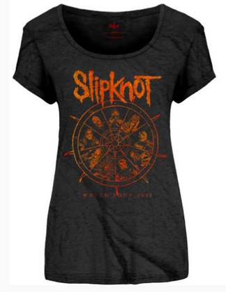 Slipknot The wheel ladies t-shirt (backprint)