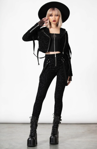 Killstar hellcat zip trouser