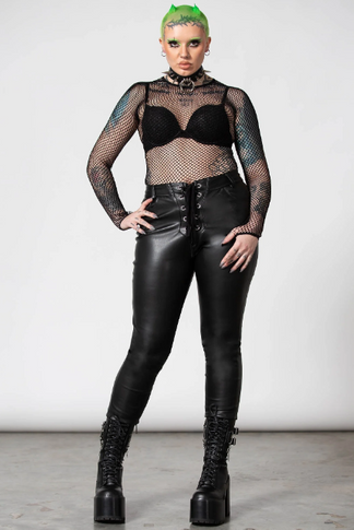 Hellrazor fishnet top killstar