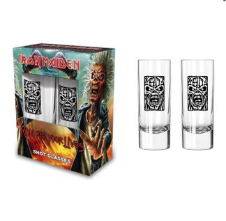 Iron maiden run for your lives Shotglasses