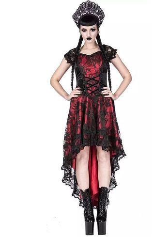 Luxe boog viool Online Metal, Gothic, Punk & Rockabilly shop | Babashop | Sinister Gothic  Jurken | Babashop Maastricht