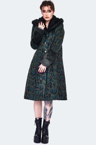 Snake Faux Fur Coat Jawbreaker