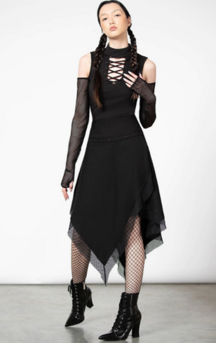 Killstar Dark half longsleeve top