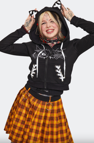 Jawbreaker Cat Ears Hoodie