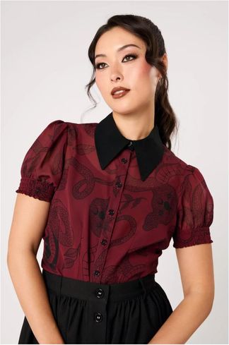 Venom blouse bordeaux