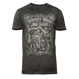 Lucky13 Whiskey weed and speed T-shirt