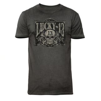 Lucky13 Tombstone T-shirt vintage black