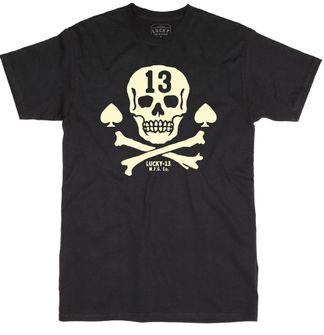 Lucky13 Pirate skull T-shirt