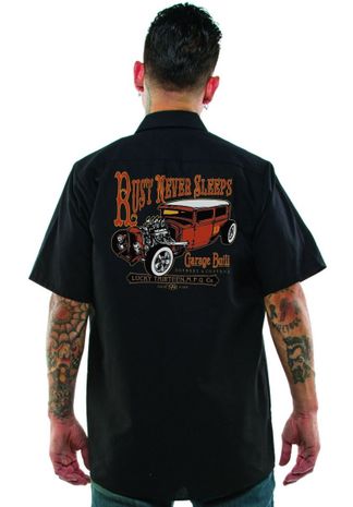 Lucky13 Rust never sleeps Worker shirt