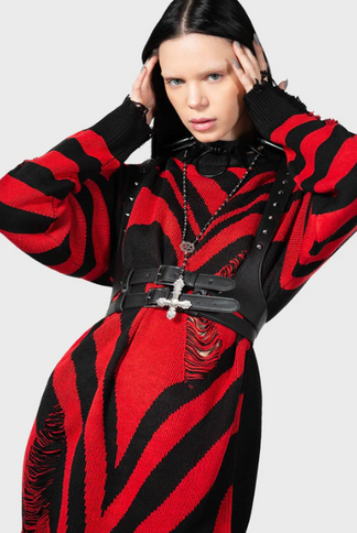 Libi sweater (red) killstar