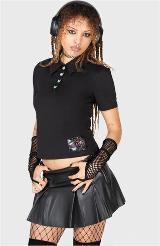 Killstar Lil Vampurr polo top