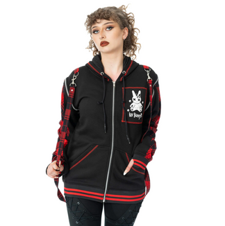 LB Cursed bunny hood black/red