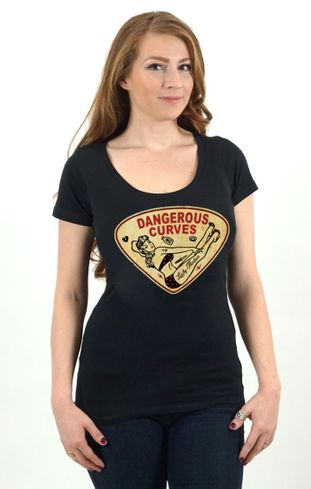 Curves Girlie T-shirt Lucky13