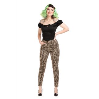 Mainline Maddy Leopard denim trousers