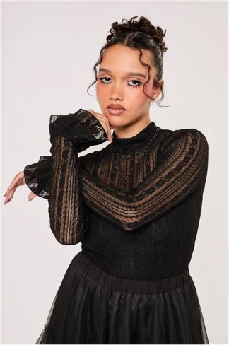 Hell bunny Maude top black
