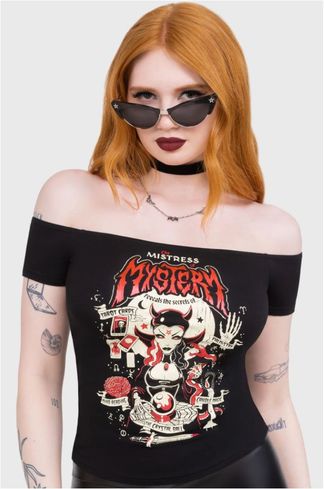 Killstar Mistress mistery bardot top