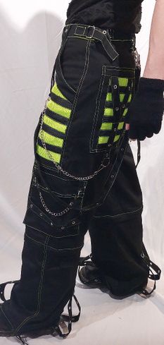 Neon mesh broek