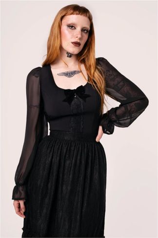 Hell bunny Nocturnal top