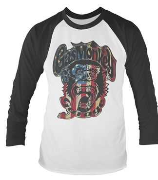 Gasmonkey garage usa logo longsleeved baseball shirt