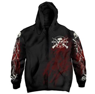 G&D Filigree The walking dead Sweater met capuchon & rits