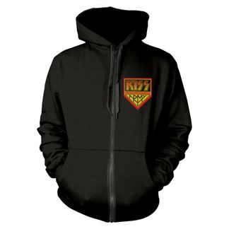 Kiss hooded sweater met rits Kiss army logo
