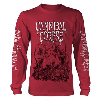 Cannibal Corpse Skulls (red) Longsleeve t-shirt