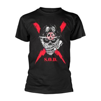 S.O.D (Stormtroopers of death) Scrawled lightning T-Shirt