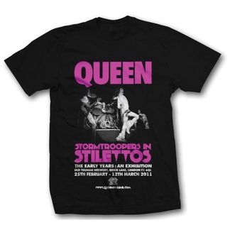Queen T-shirt Stormtrooper in stilettos