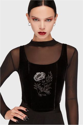 Killstar Ravens rose corset