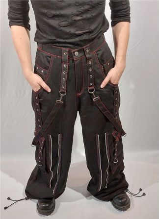 Red skull broek