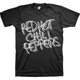 Red hot chili peppers Zwart-wit Logo T-shirt