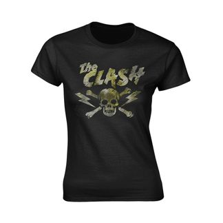 The Clash Grunge skull Girlie T-shirt