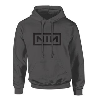Nine Inch Nails Classic Logo Hooded Sweater (grey)