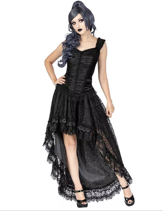 Sinister Scarlet rok zwart