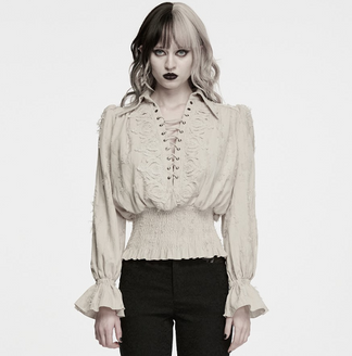Punkrave WY-1984CCF Gothic cotton-linnen shirt