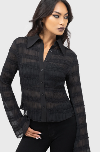 Killstar Fallen light top (zwart)