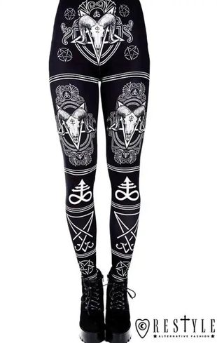 Restyle satanic leggings