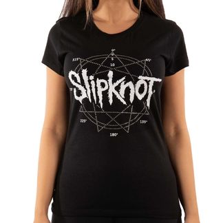 Slipknot ladies embellished t-shirt logo star