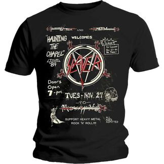 SLAYER MEN'S TEE: HAUNTING 84 FLIER