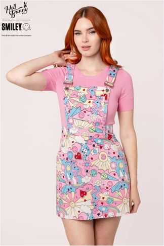 Loulou Pinafore Dress Hell bunny
