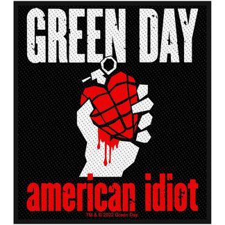 Green day American idiot Woven patch